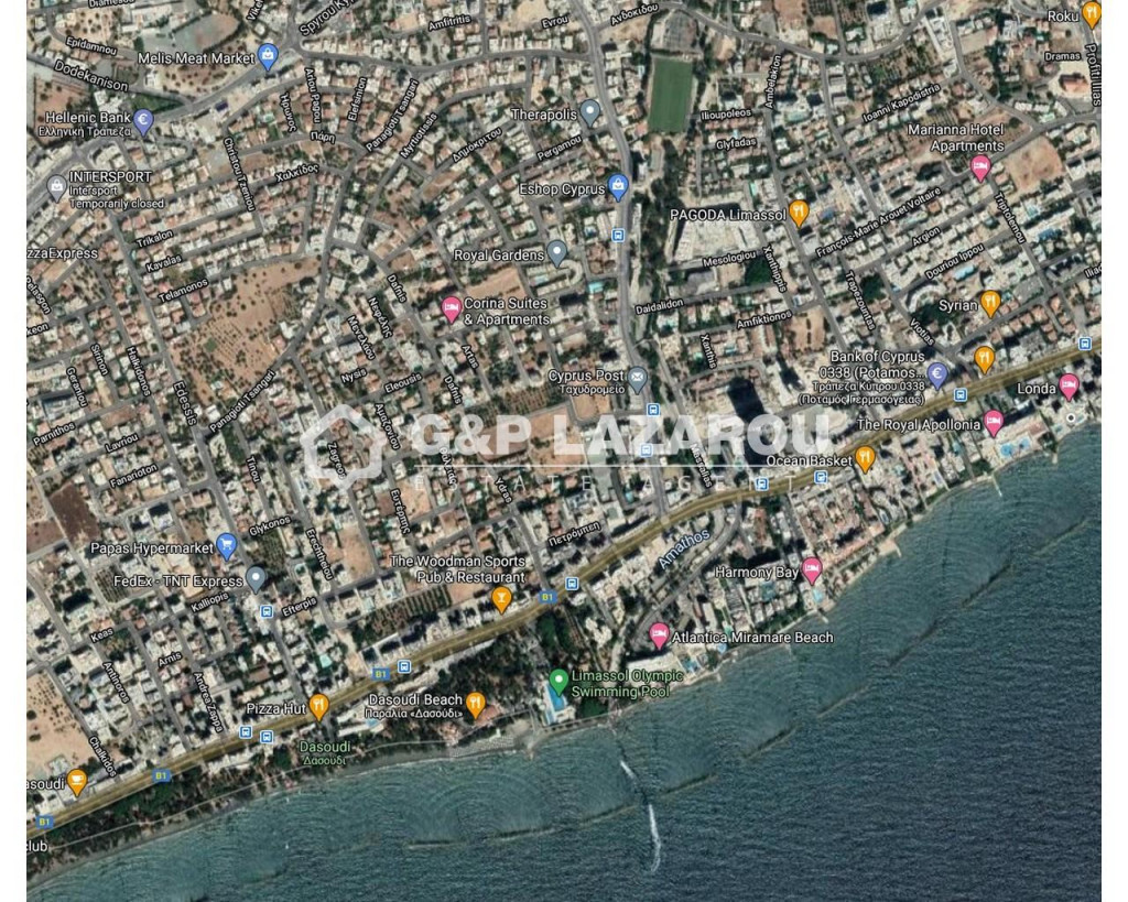 For Sale, Land, Plot, Limassol, Potamos Germasogias, 1,112 m², EUR 3,150,000